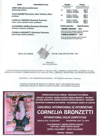 Informatii concurs