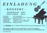 Concert caritabil in Baden Baden cu pianista Dolores Chelaru, 1995