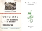 Concert organizat la Santiago de Compostella in anul 1973